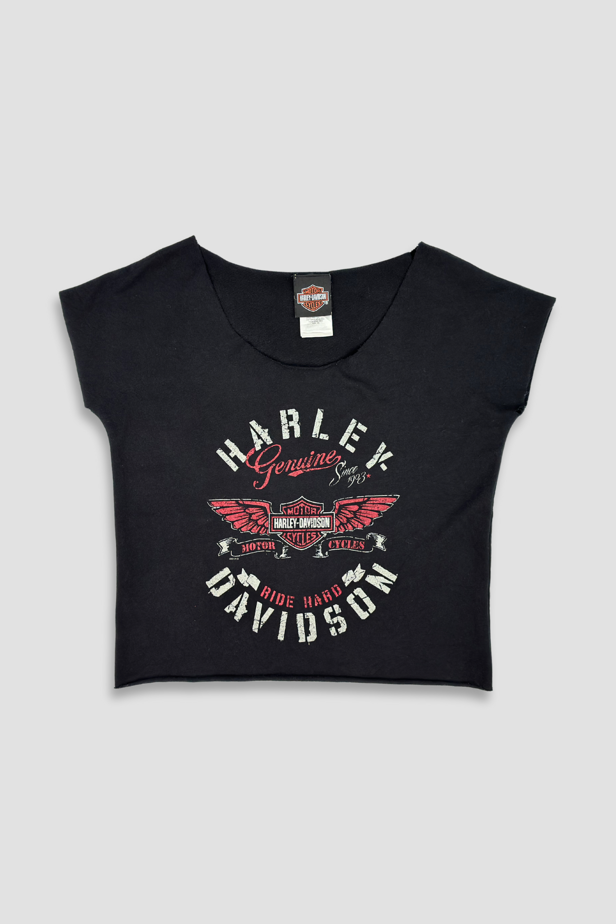 Harley Davidson Black Crop Top