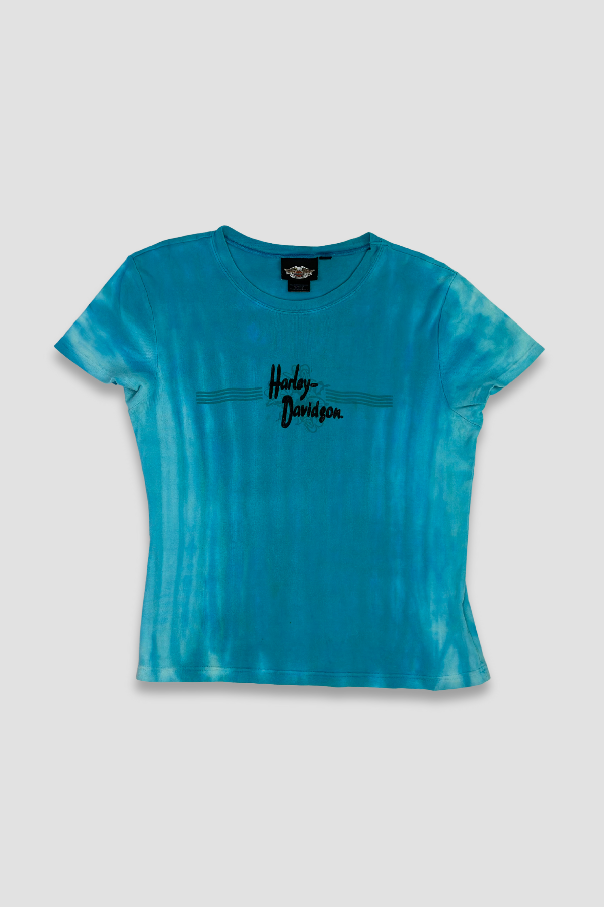 Harley Davidson Teal Tie-Dye T-Shirt