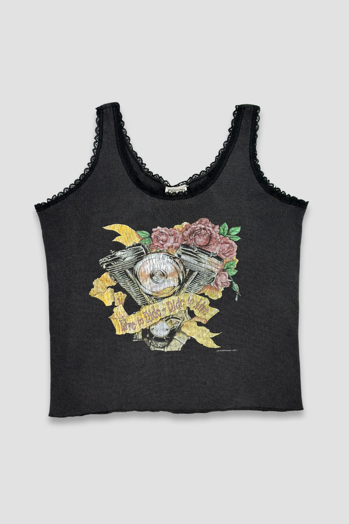 Harley Davidson Frilled Tank Top