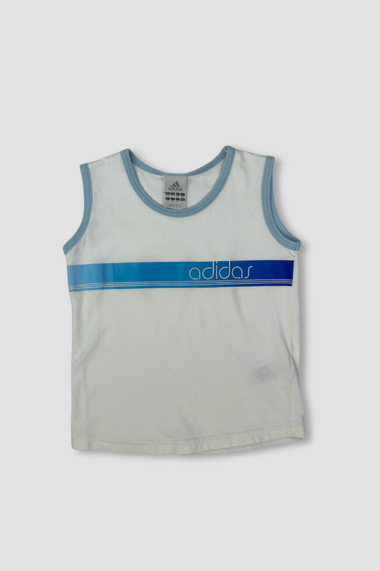 Adidas Baby Blue Graphic Sleeveless Tank Top