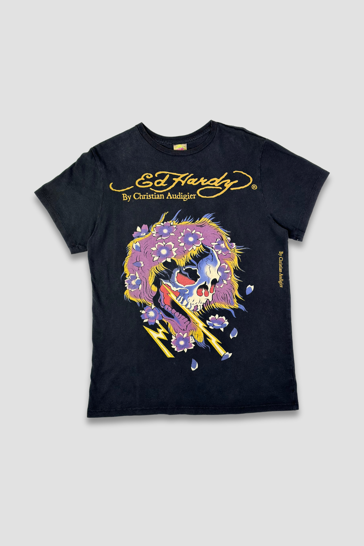 Ed Hardy by Christian Audigier Black Graphic T-Shirt