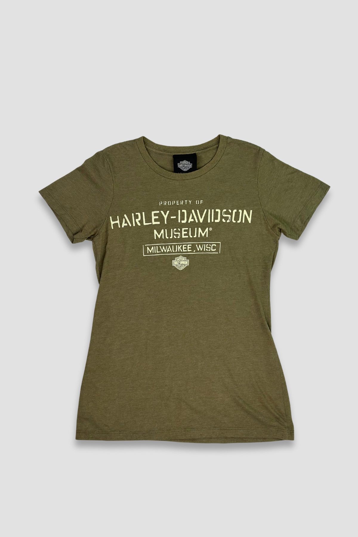 Harley Davidson Army Green T-Shirt