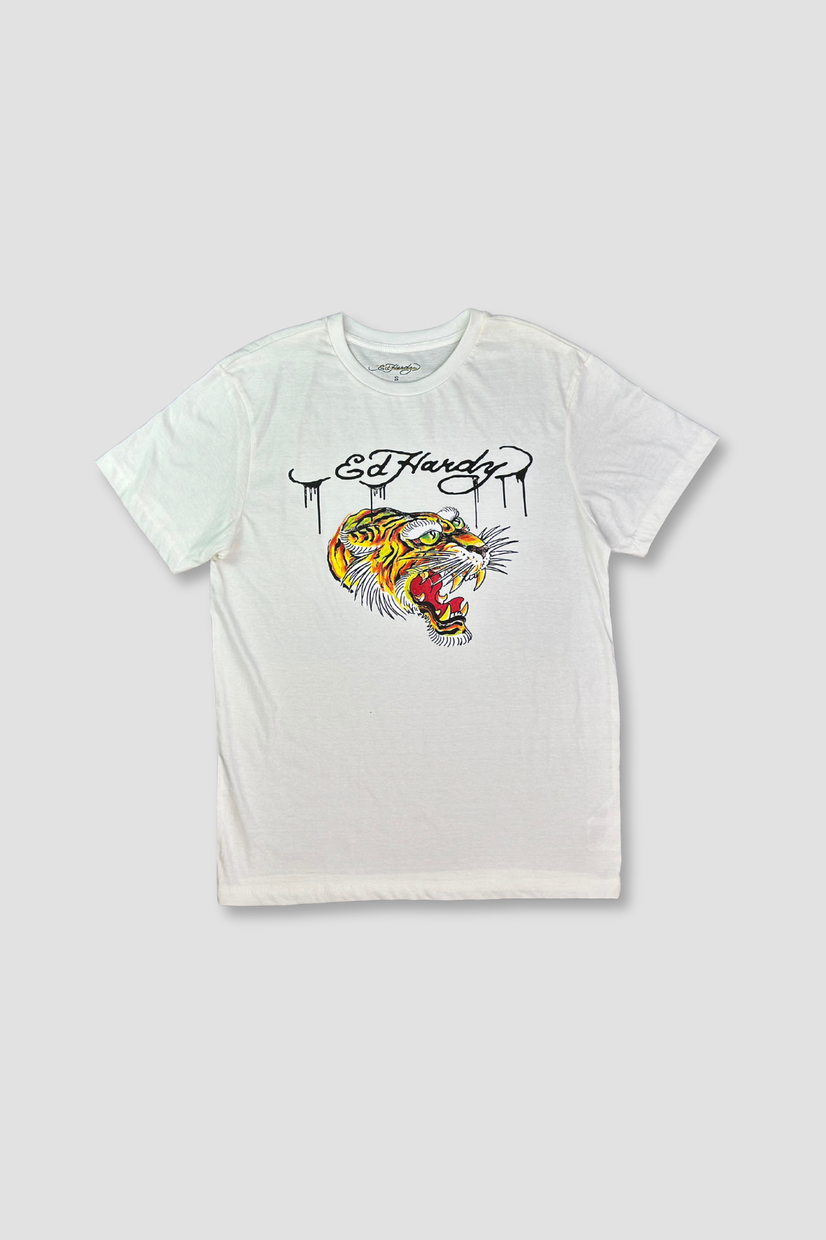 Ed Hardy Crew Neck Graphic Design T-Shirt