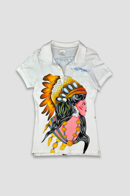 Ed Hardy Collared T-Shirt