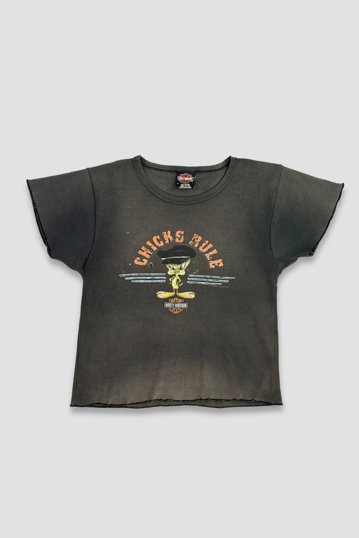 Harley Davidson Chicks Rule Lettuce Hem T-Shirt