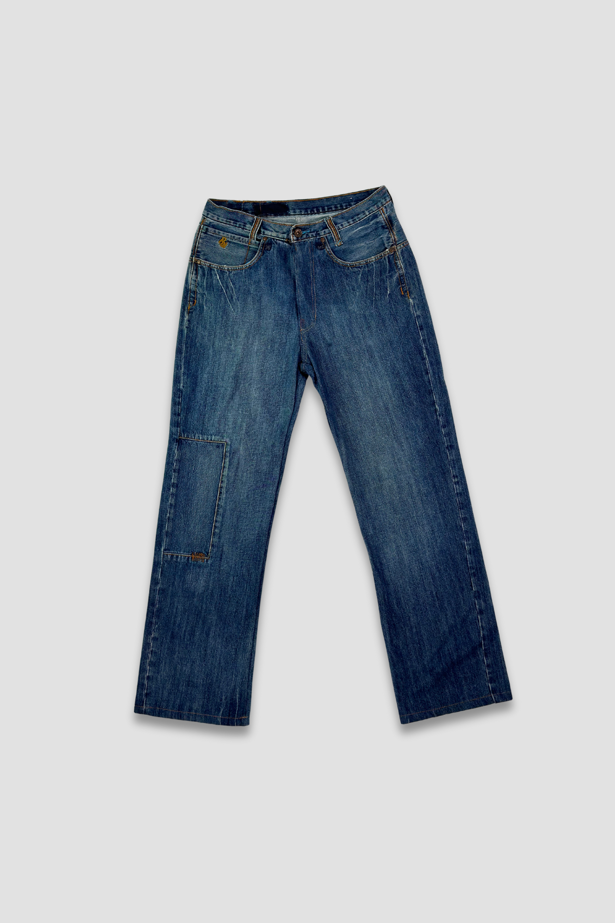 Rocawear Straight Leg Snap Button Denim Jeans