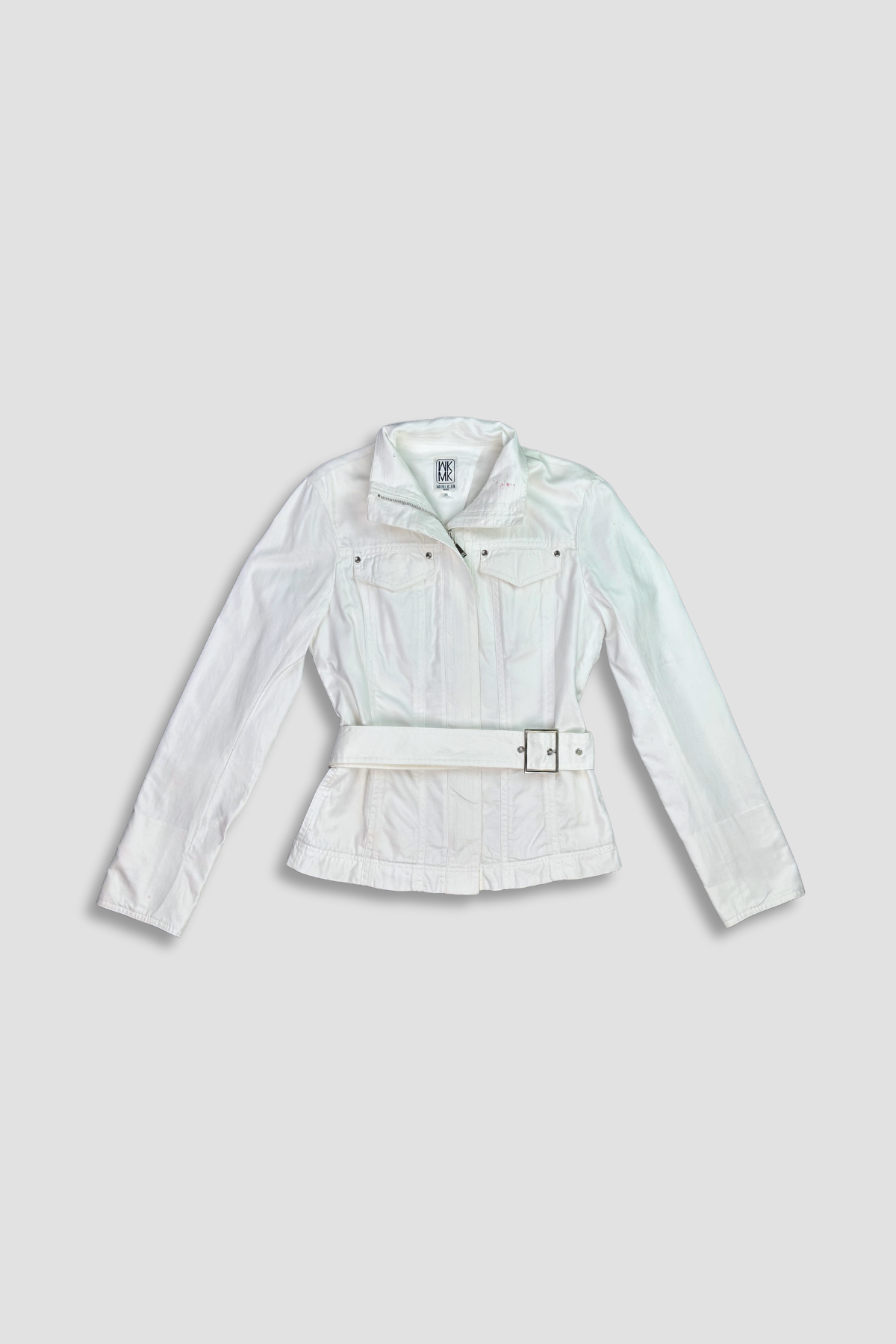 Michel Klein White Denim Jacket