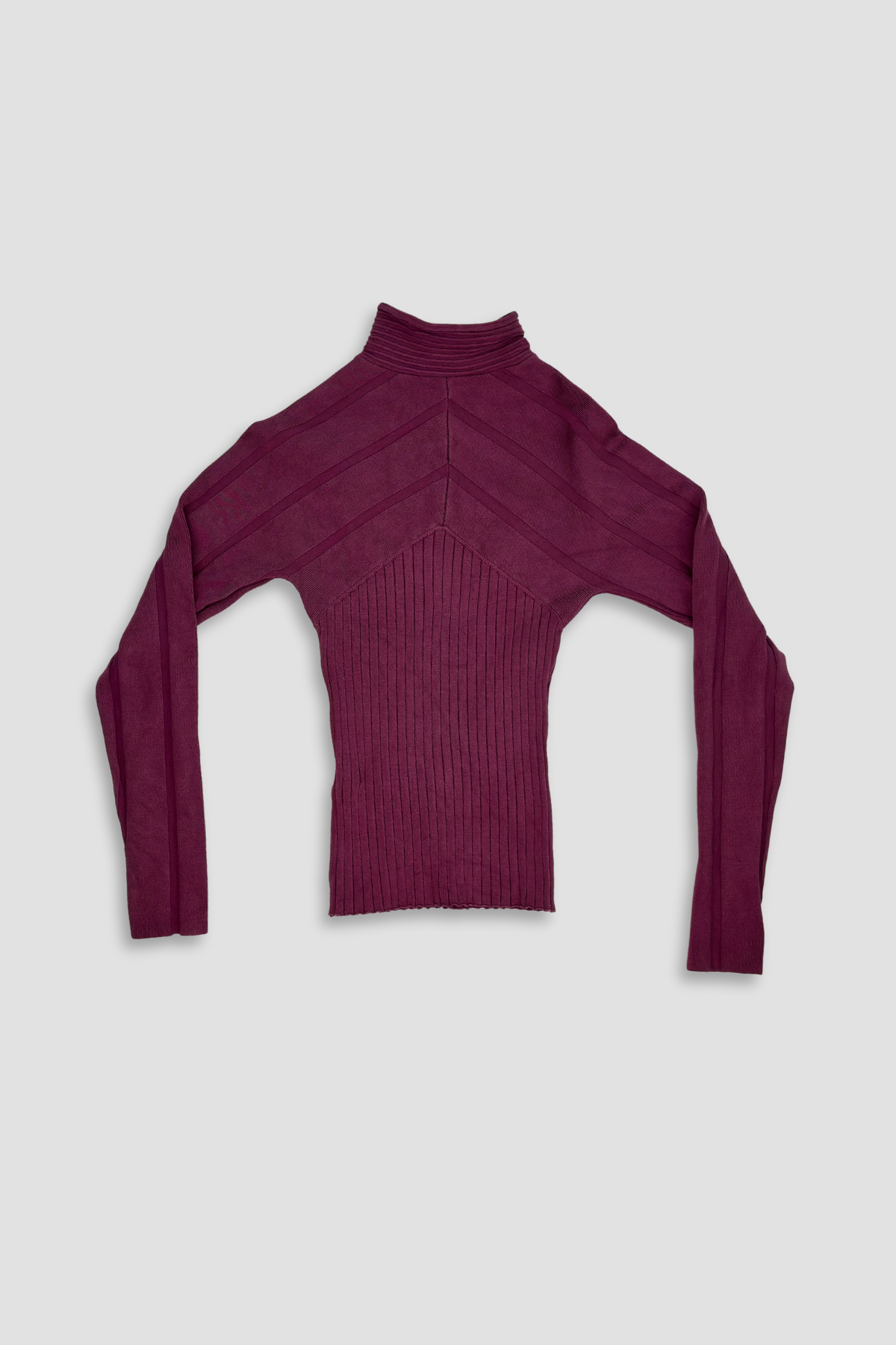 Bebe Knit Mock Neck Long-Sleeve Sweater