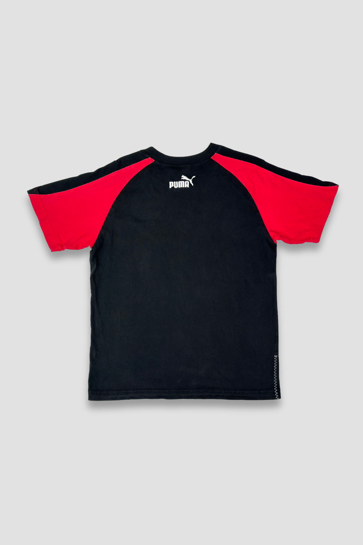 Puma Colorblock Black Red Shirt