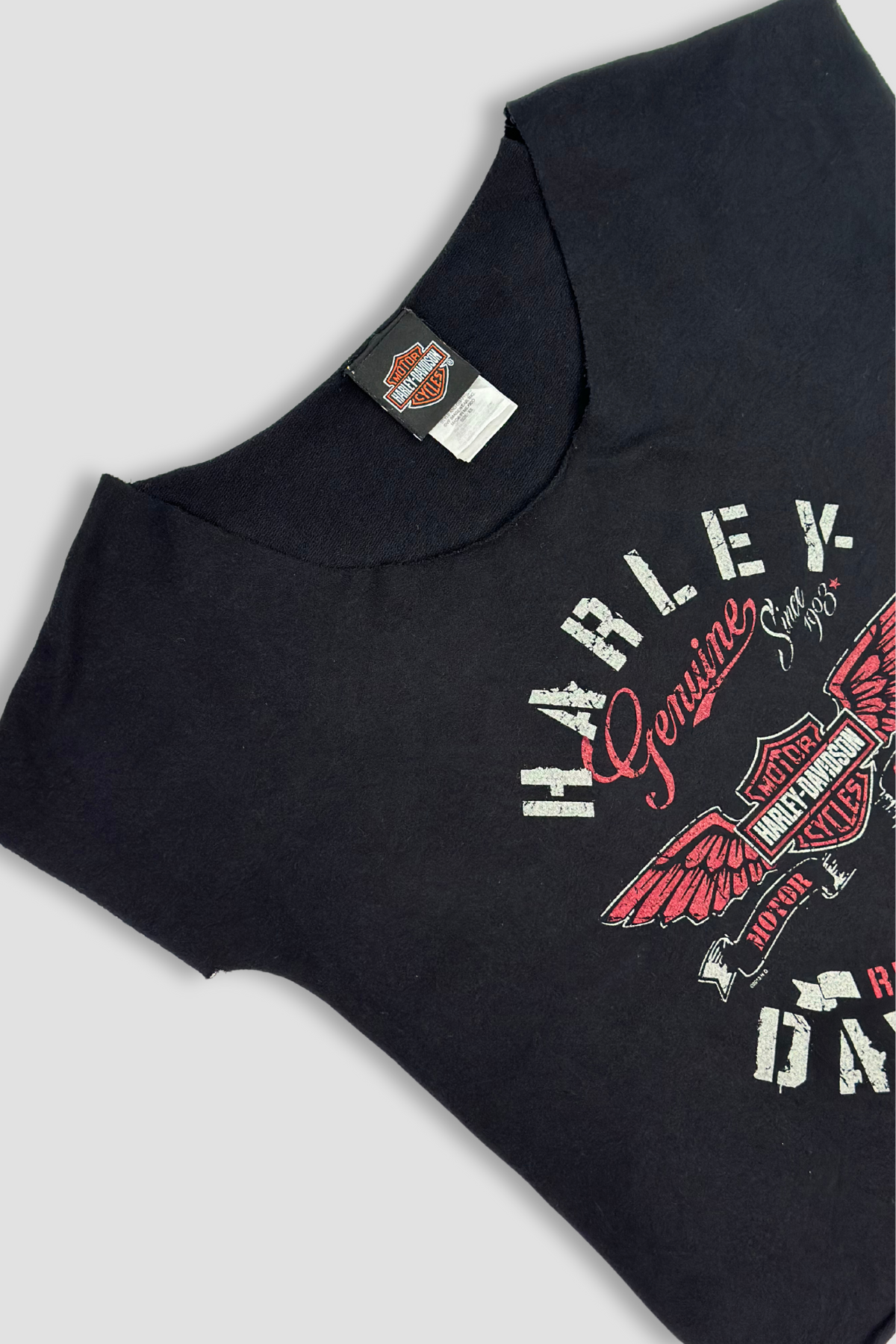 Harley Davidson Black Crop Top