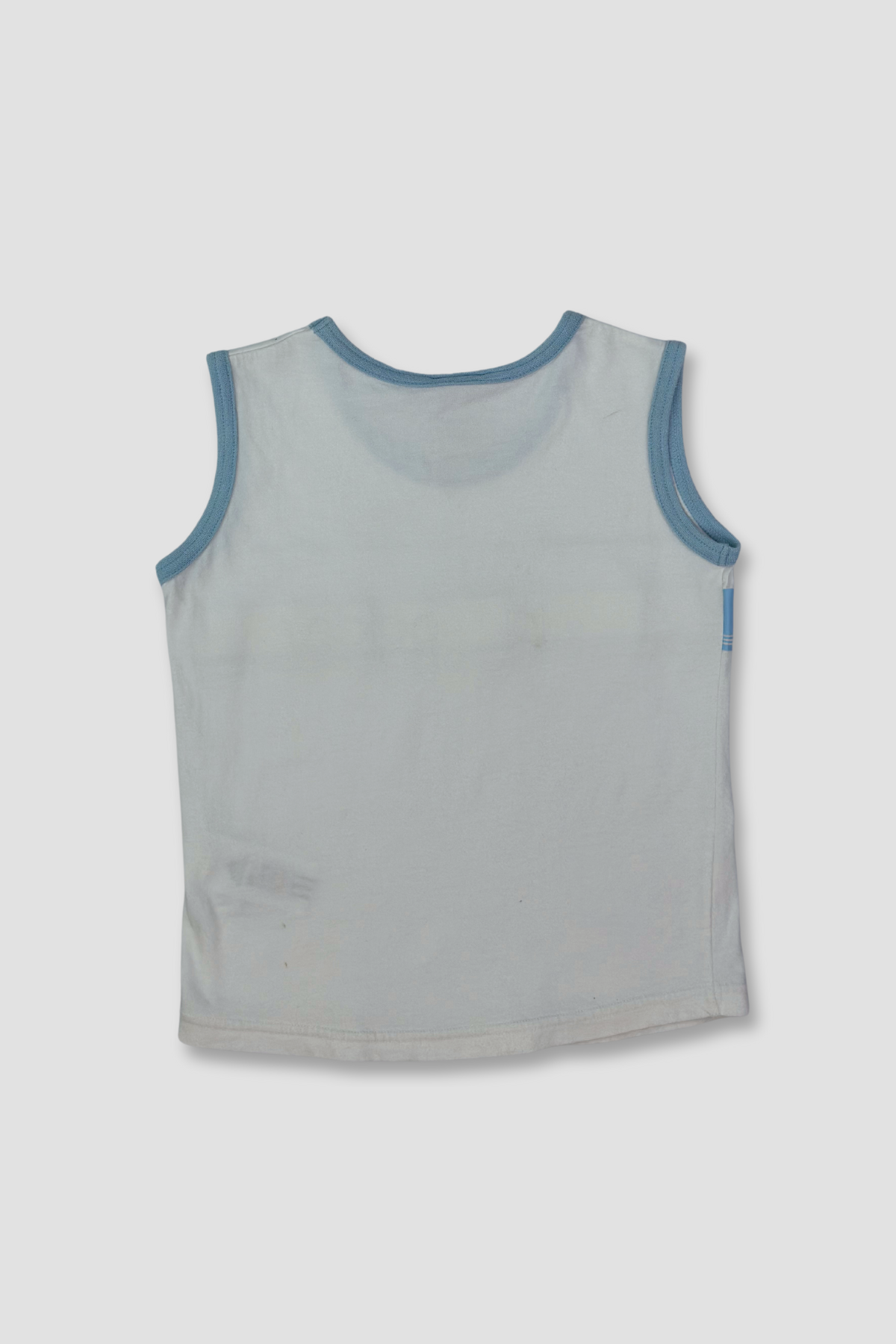 Adidas Baby Blue Graphic Sleeveless Tank Top