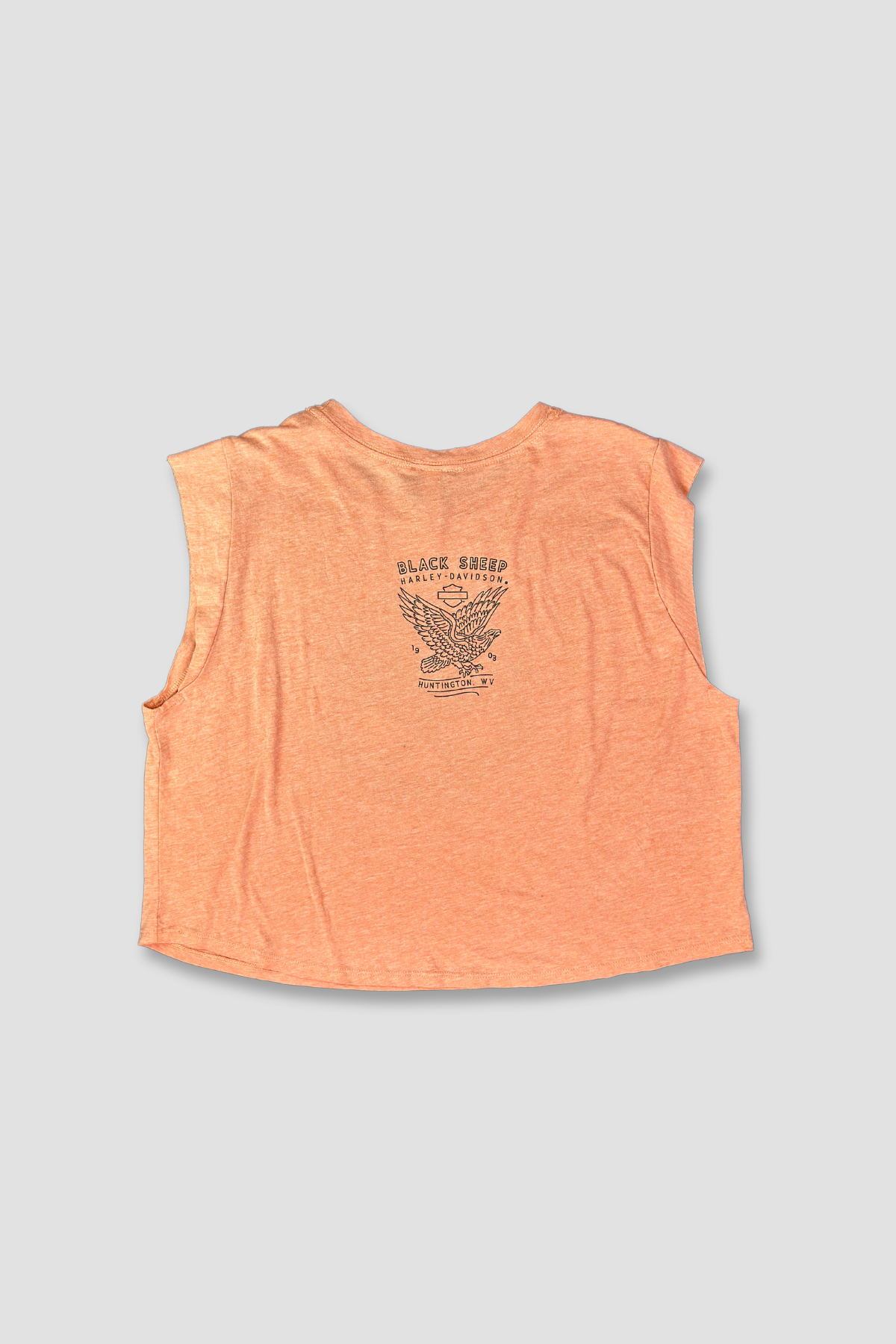 Harley Davidson Skull Graphic Crop Top