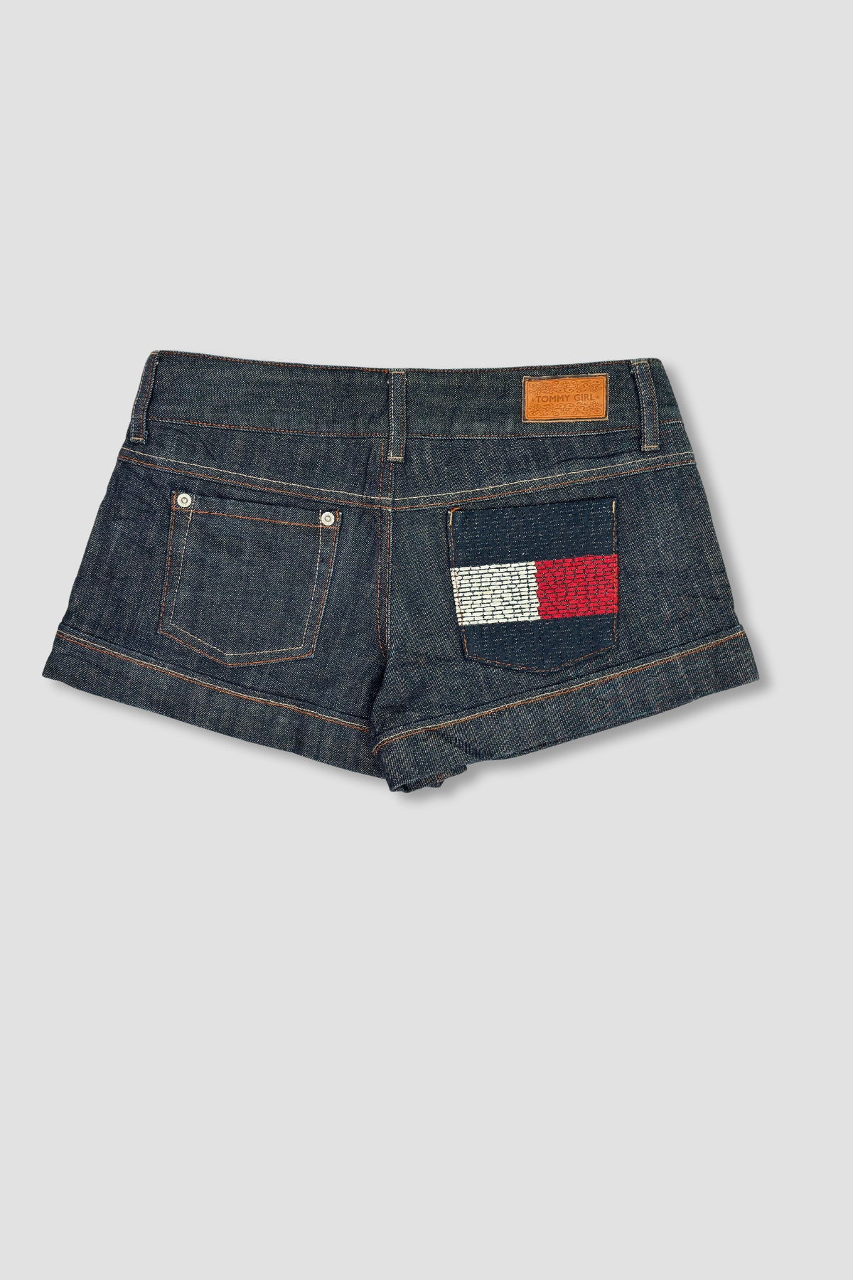 Tommy Girl Denim Mini Shorts