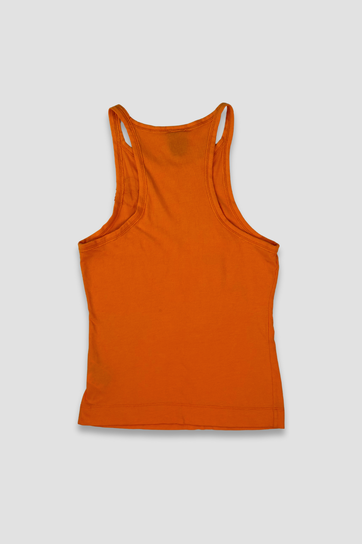 Diesel Orange Graphic Tank Top