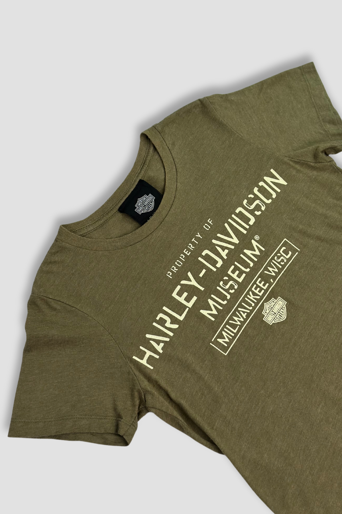 Harley Davidson Army Green T-Shirt