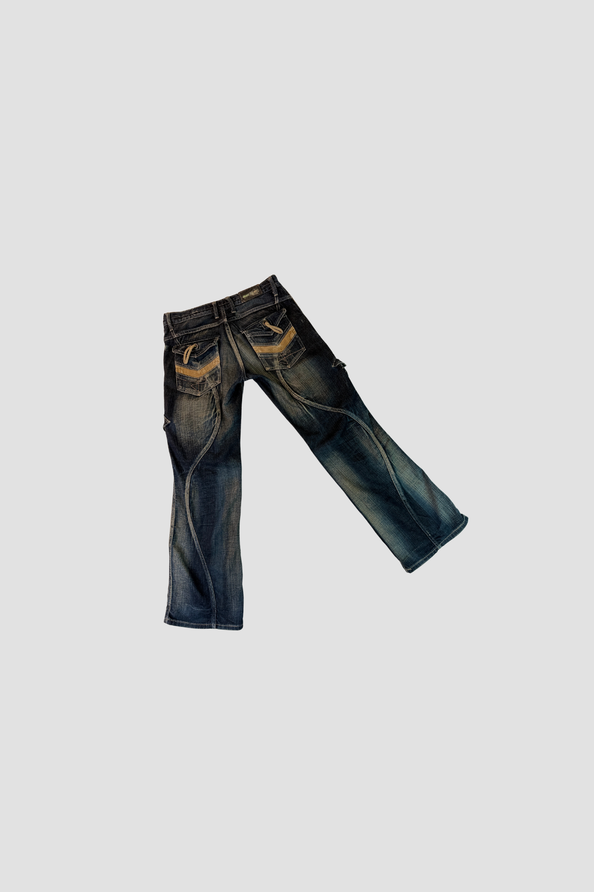 Jeans de Art Denim with Corduroy Straight Leg Pants