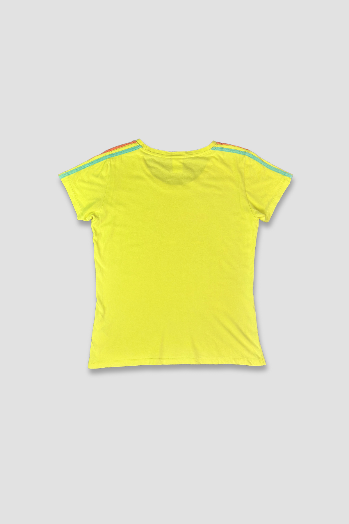 Adidas Neon Label Women's Yellow Cotton T-Shirt