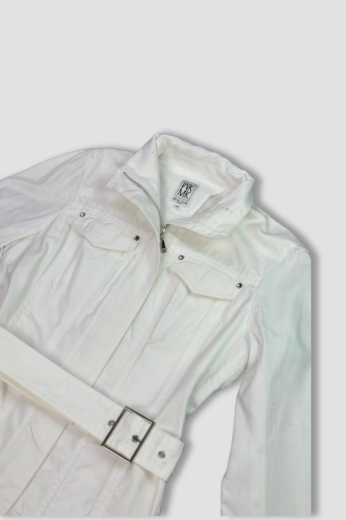 Michel Klein White Denim Jacket