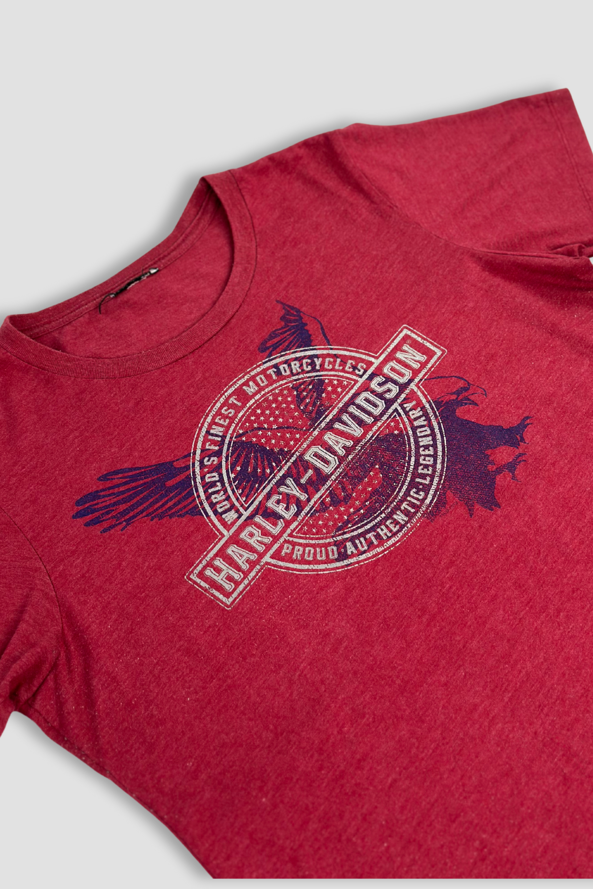 Harley Davidson Red Eagle T-Shirt