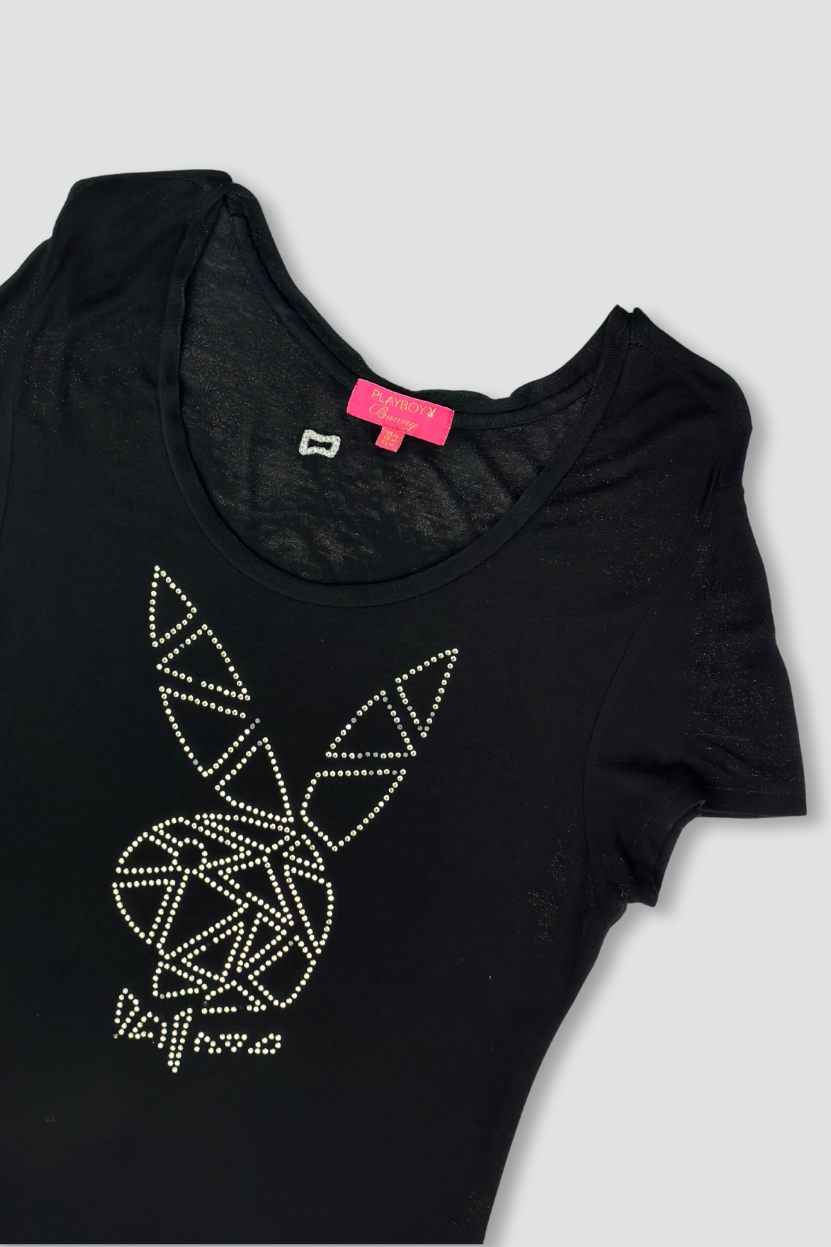 Playboy Bunny Rhinestone Classic Logo T-Shirt