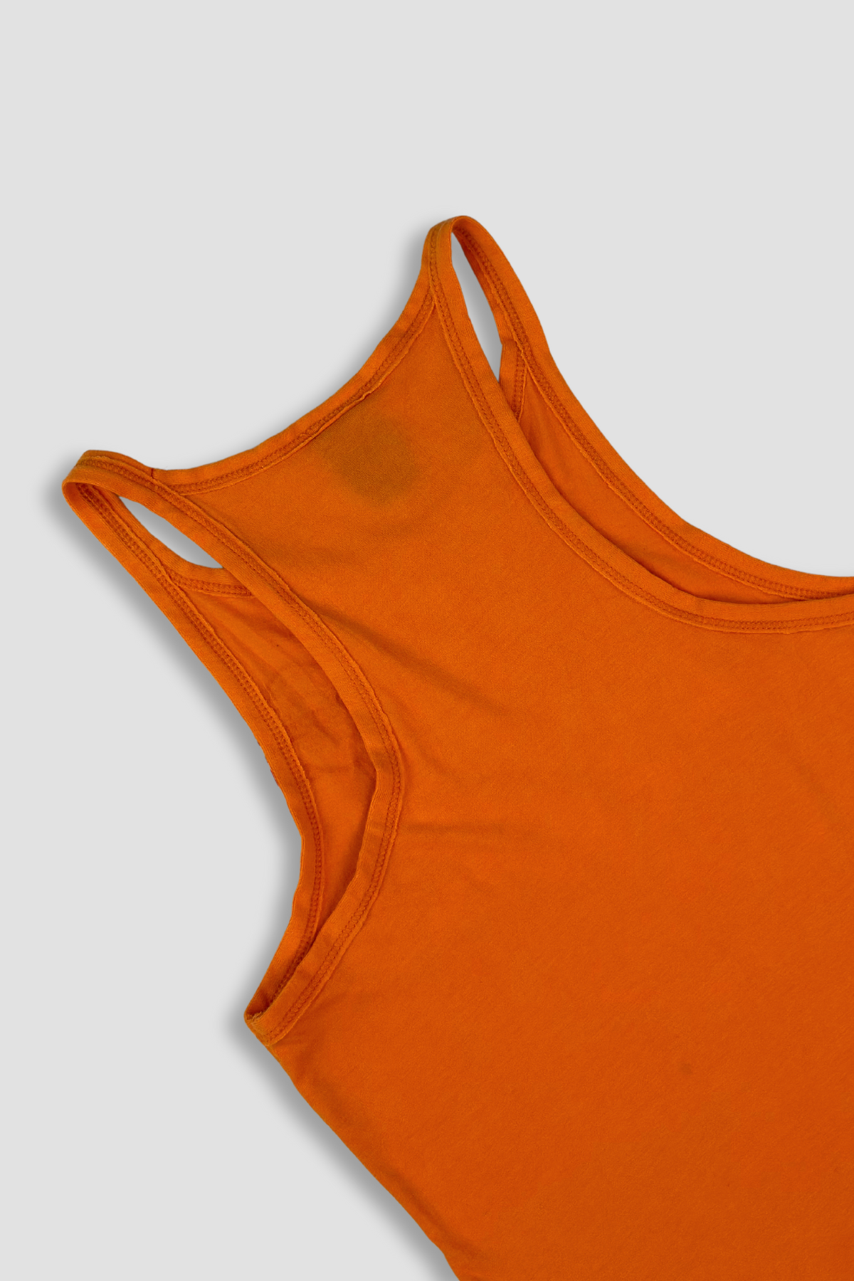 Diesel Orange Graphic Tank Top