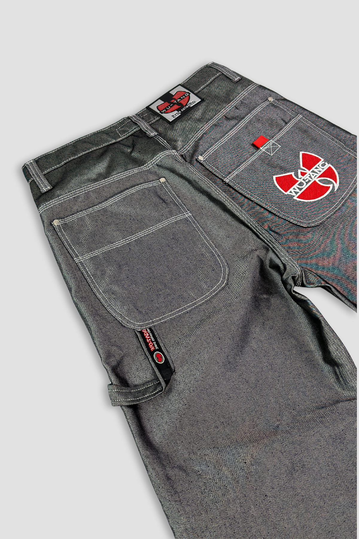 Wu Tang Jeans Collection Metallic Wide Fit Cargo Pants