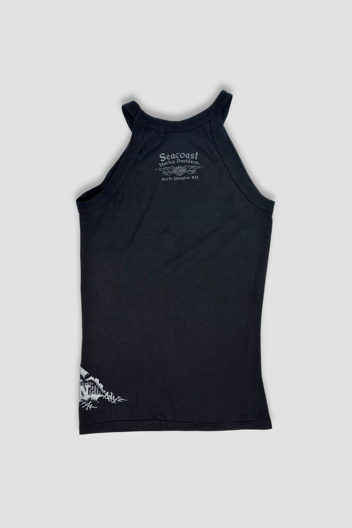 Harley Davidson Slashed Sleeveless Tank Top