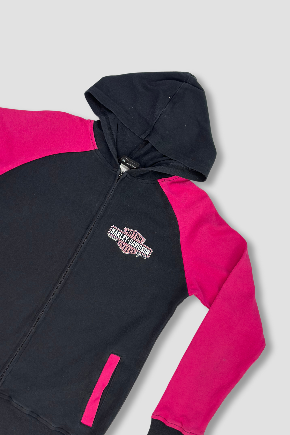 Harley Davidson Zip Hoodie with Glitter Detail