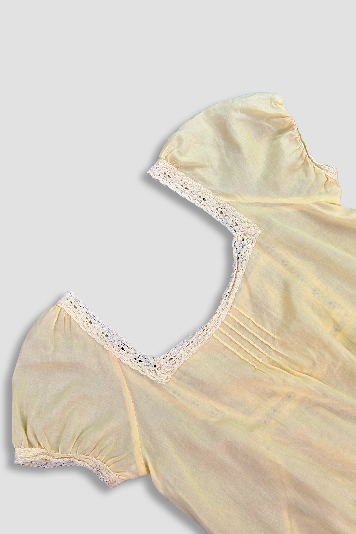 Sheer Yellow Top