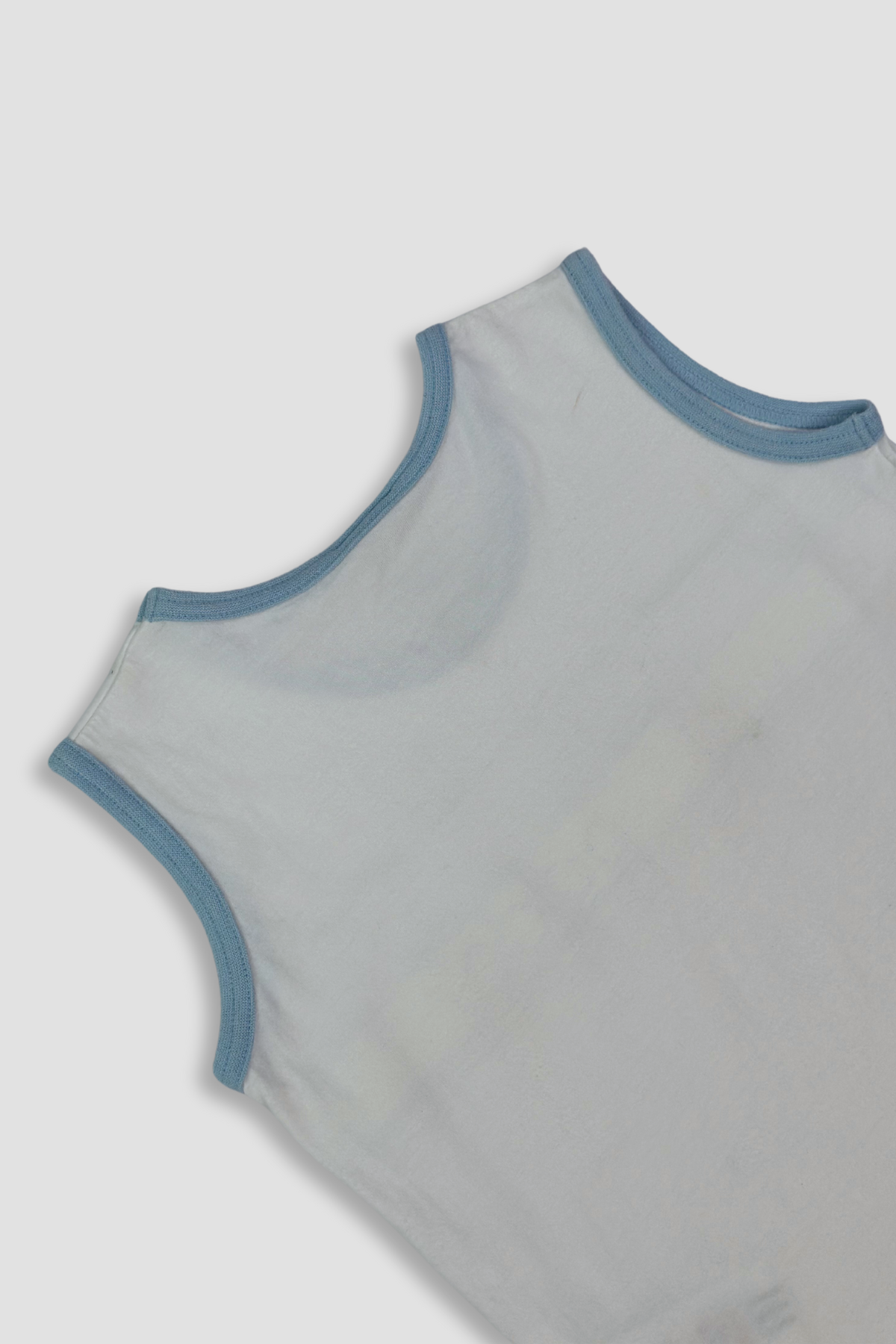 Adidas Baby Blue Graphic Sleeveless Tank Top