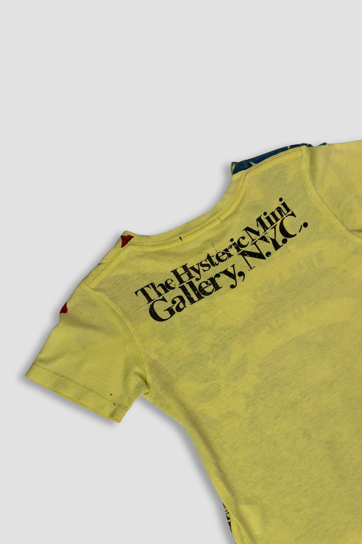 Hysteric Mini Crew Neck t-shirt in yellow