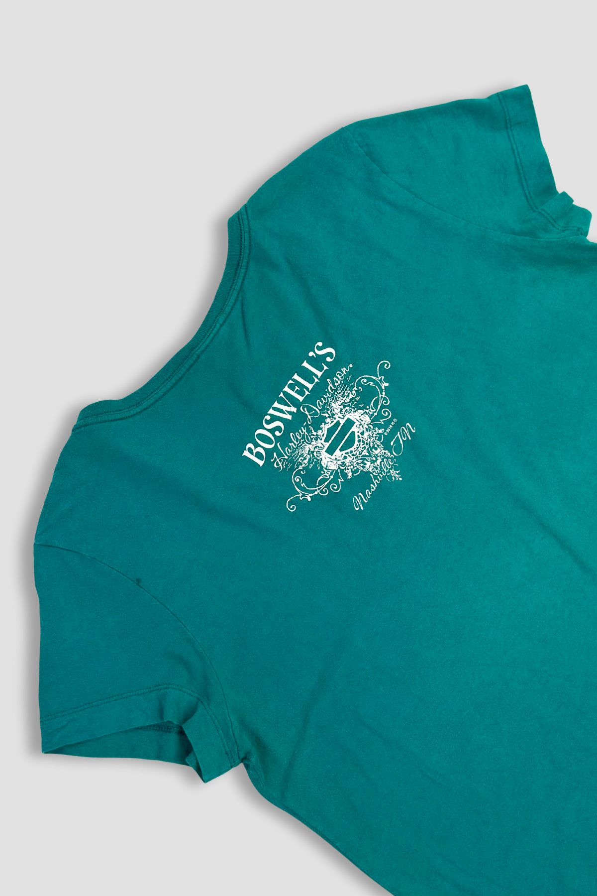 Harley Davidson Turquoise V-Neck T-Shirt