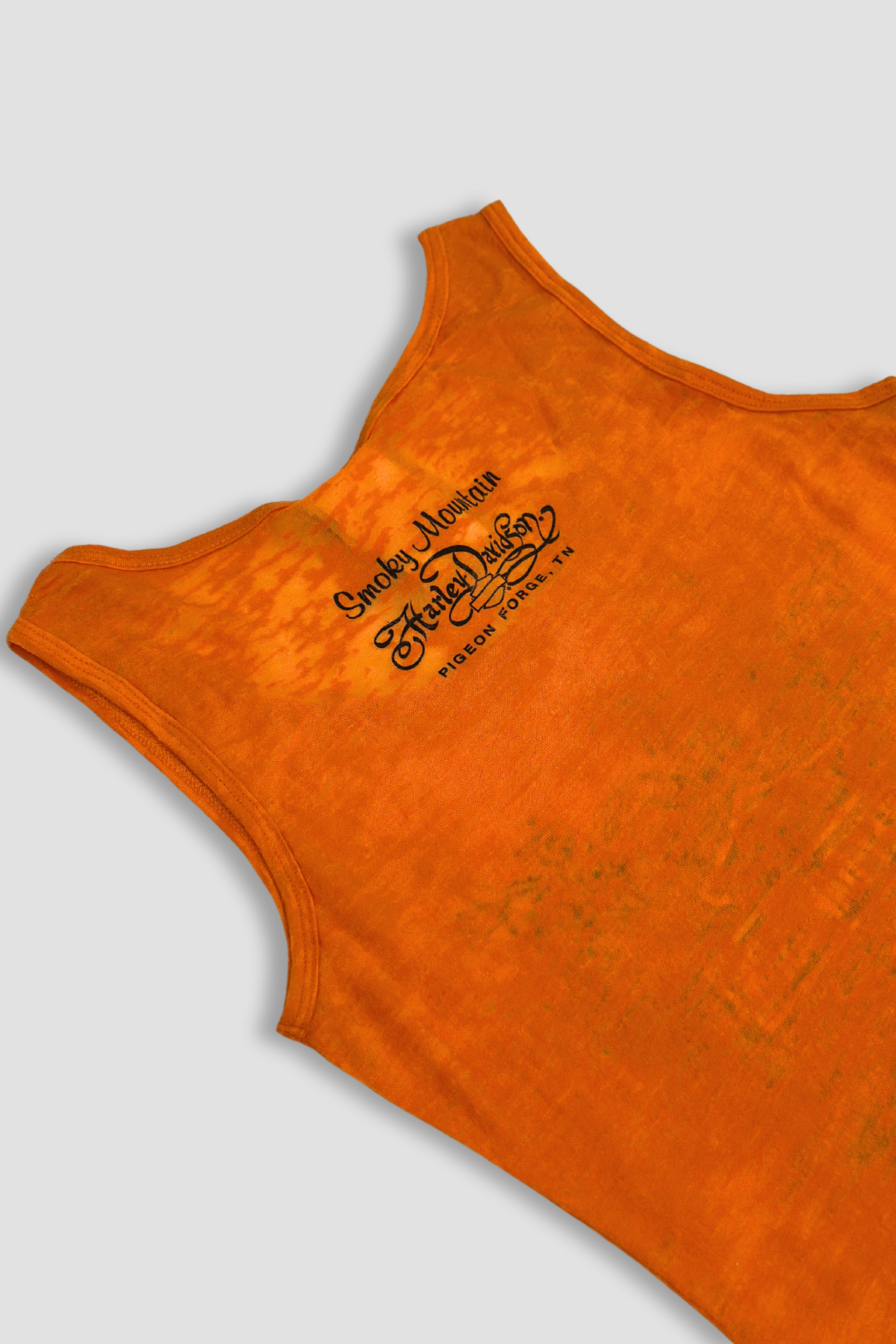 Harley Davidson Orange Tank Top