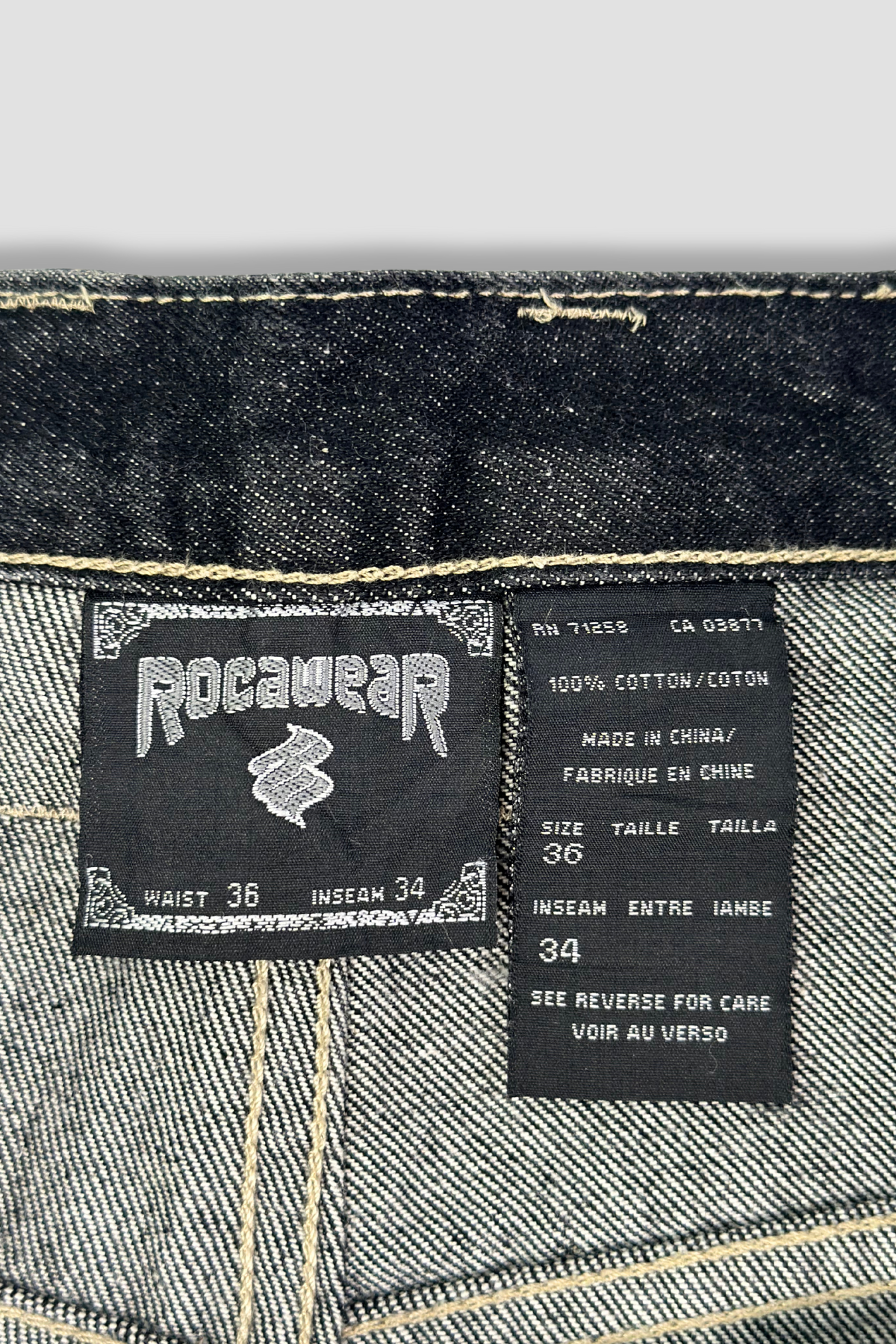 Rocawear Wide Leg Dark Denim Jeans