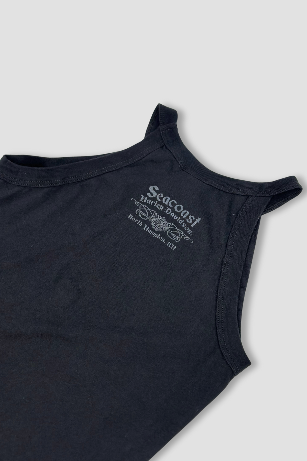 Harley Davidson Slashed Sleeveless Tank Top