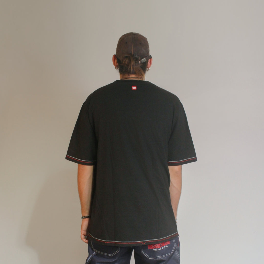 Eckō Unltd. Black Embroidered T-shirt