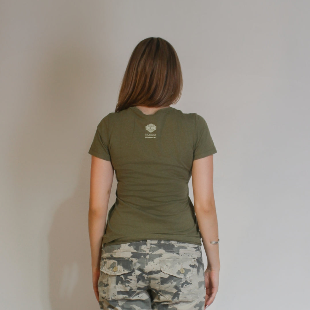 Harley Davidson Army Green T-Shirt